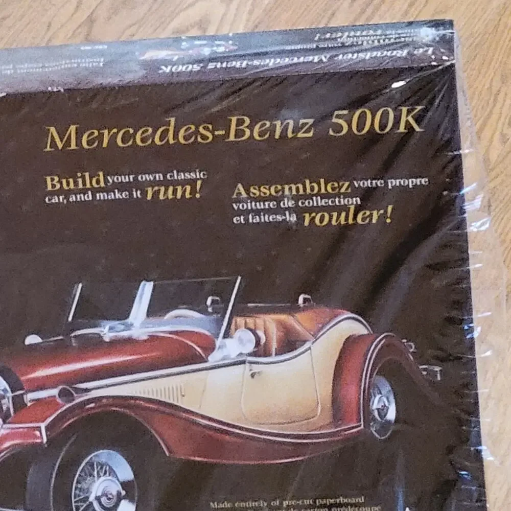 Wrebbit Car Model Kit Mercedes-Benz 500k Roadster 1:10 Scale New Sealed CBS203